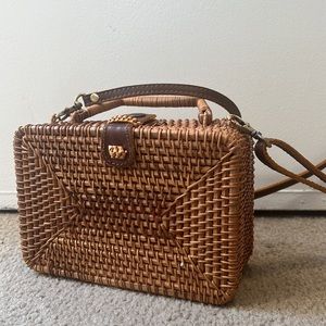 Vintage Rattan Purse